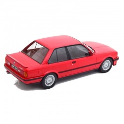 Macheta auto BMW 325i E30 M-Pack 1987 rosu, 1:18 KK Scale