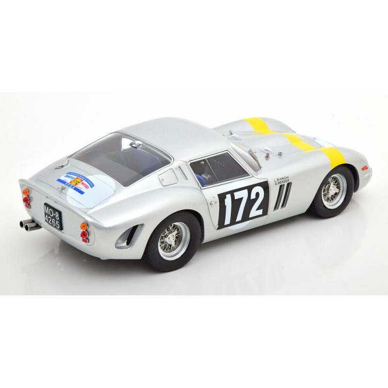Macheta auto Ferrari 250 GTO No.172 Winner Tour de France 1964 gri, 1:18 KK Scale