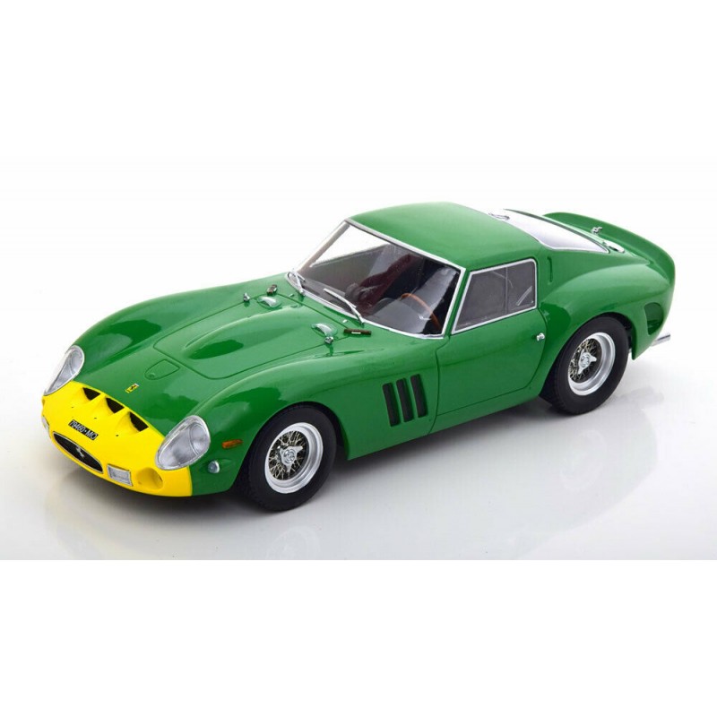 Macheta auto Ferrari 250 GTO David Piper Racing 1962 verde/galben, 1:18 KK Scale
