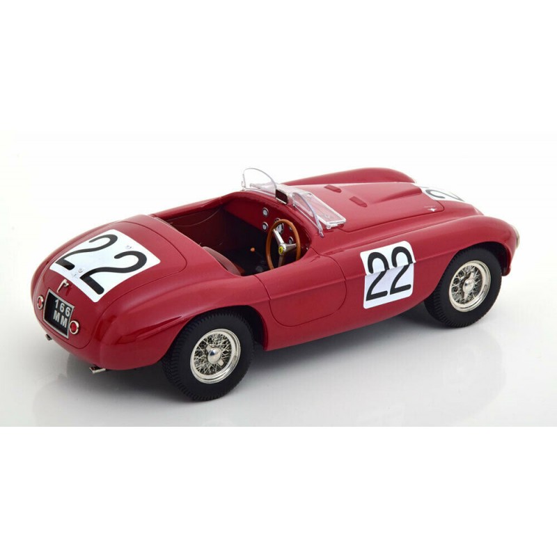 Macheta auto Ferrari 166 MM Barchetta Winner Le Mans 1949, 1:18 KK Scale