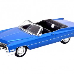 Macheta auto Cadillac Coupe Deville convertible blue 1967, 1:18 KK Scale