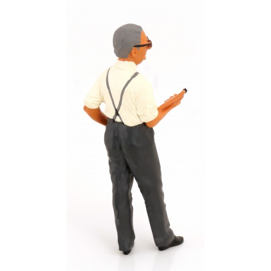 Accesorii: Figurina Enzo cu clipboard, 1:12 KK-Scale