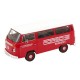 Macheta auto Volkswagen Bus T2b Porsche Renndienst, 1972, rosie, 1:18, KK Scale