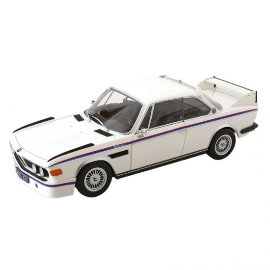 Macheta auto BMW 3,0 CSL (E9), alba, 1973, 1:12, KK Scale