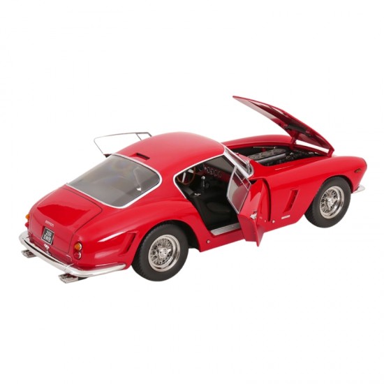 PRECOMANDA : Macheta auto Ferrari 250 GT SWB Passo Corto, 1961, rosie, 1:12, KK Scale