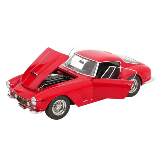 PRECOMANDA : Macheta auto Ferrari 250 GT SWB Passo Corto, 1961, rosie, 1:12, KK Scale