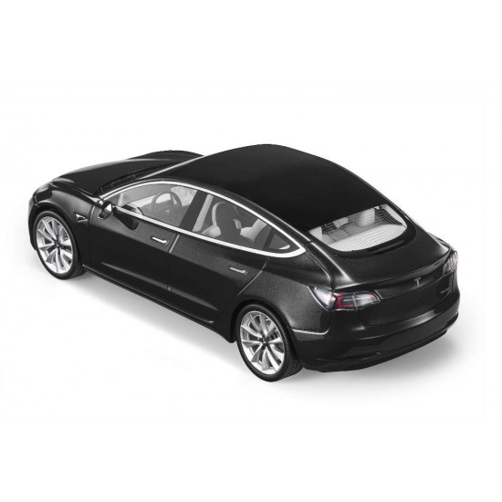 Macheta auto Tesla Model 3 black 2017 Ed Limitata 500 pcs, 1:18 LS Collectibles