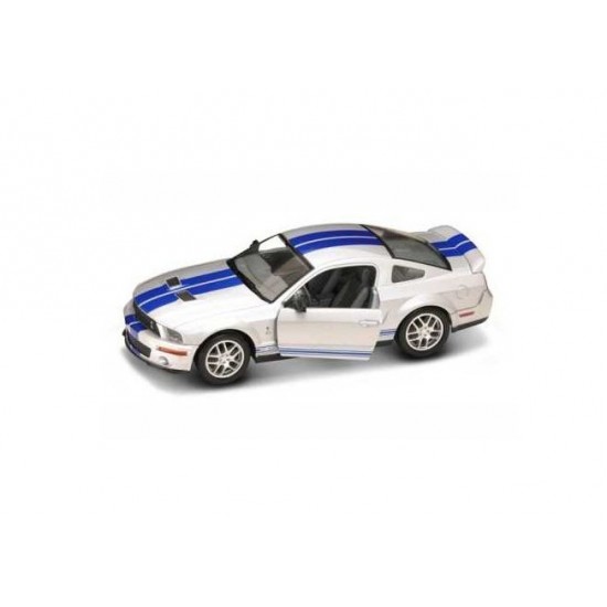 Macheta auto Ford Mustang Shelby GT500 gri 2007, 1:24 Lucky Diecast
