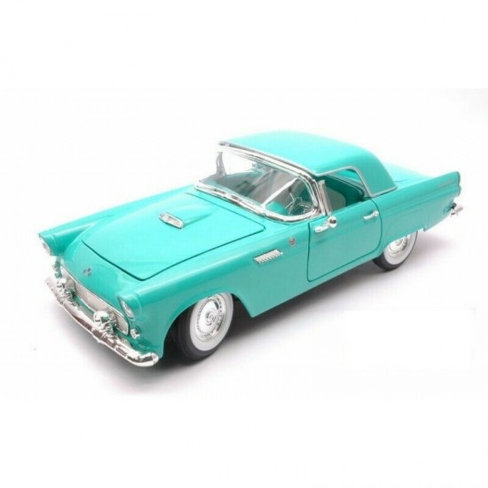 Macheta auto Ford Thunderbird verde 1955, 1:18 Lucky DieCast