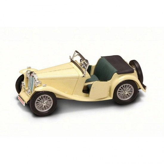 Macheta auto MG TC Midget cream 1947, 1:18 Lucky Diecast