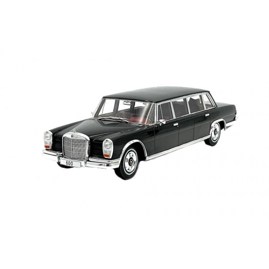 Macheta auto Mercedes-Benz 600 (W100) Pullman black 1969, 1:18 MCG