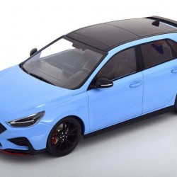 Macheta auto Hyundai I30 N blue 2021, 1:18 MCG