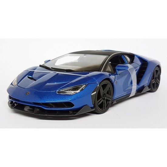 Macheta auto Lamborghini Centenario LP 770-4 2016 albastra, 1:18 Maisto