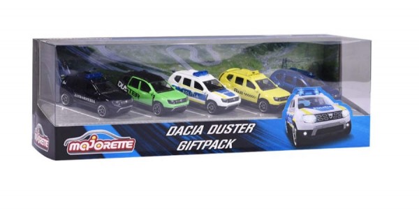 Lot Majorette 1/64 : 5 Dacia Duster 2025, édition Spéciale Roumanie, Logo Neuf