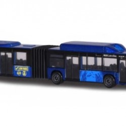Majorette macheta Autobuz MAN Lion albastru, aprox 1:100