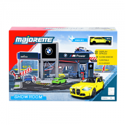 Macheta diorama Showroom BMW, 1:64, Majorette