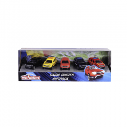 Macheta auto Giftpack 5x Dacia Duster, 1:64, Majorette