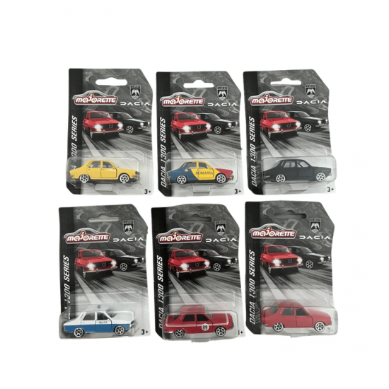 Macheta auto Set 6x Dacia 1300, 1:64, Majorette