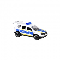Macheta auto Dacia Duster Politia, 1:64, Majorette
