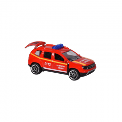 Macheta auto Dacia Duster Pompieri, 1:64, Majorette
