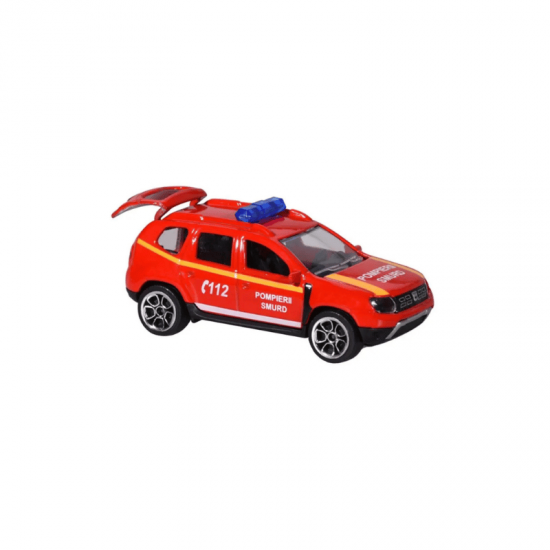 Macheta auto Dacia Duster Pompieri, 1:64, Majorette