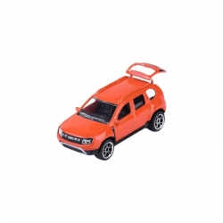 Macheta auto Dacia Duster portocaliu, 1:64, Majorette