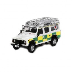 Macheta auto Land Rover Defender 110 British Red Cross MGT159, 1:64 Mini GT