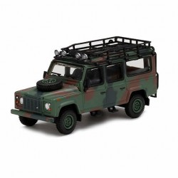 Macheta auto Land Rover Defender 110, camouflage MGT237, 1:64 Mini GT