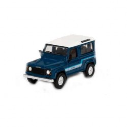 Macheta auto Land Rover Defender 90 County Wagon, stratos blue MGT353, 1:64 Mini GT