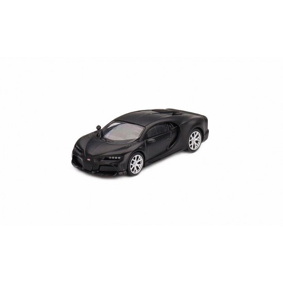 Macheta auto Bugatti Chiron Super Sport 300, matt black 2020  MGT374, 1:64 Mini GT