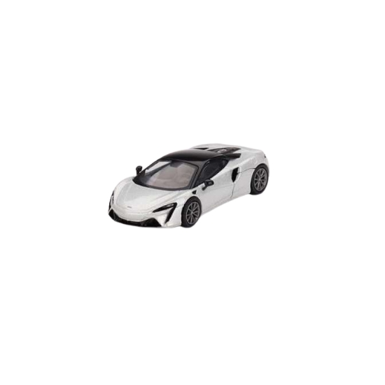 Macheta auto McLaren Artura silver MGT582, 1:64 Mini GT