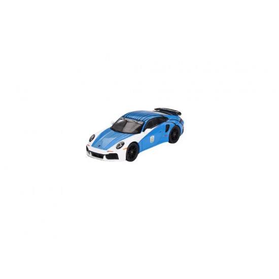Macheta auto Porsche 911 (992) Turbo S Safety Car 2023 MGT735, 1:64 Mini GT