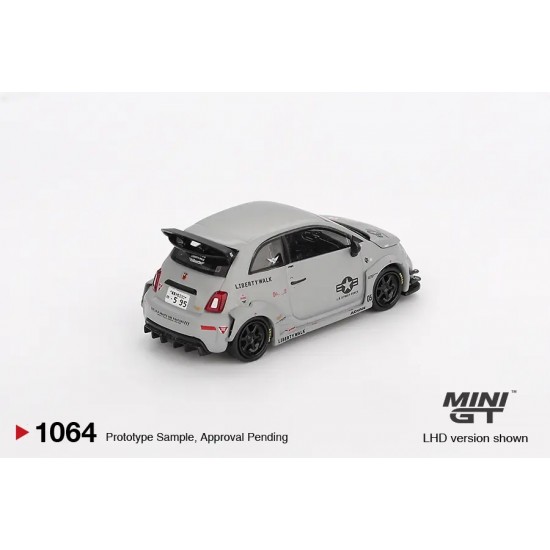 Macheta auto Fiat Abarth 595 Lb-Works X Abas Works Fighters, 2024, 1:64, MGT01064-L, Mini GT