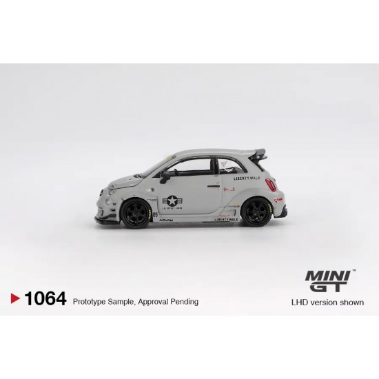 Macheta auto Fiat Abarth 595 Lb-Works X Abas Works Fighters, 2024, 1:64, MGT01064-L, Mini GT