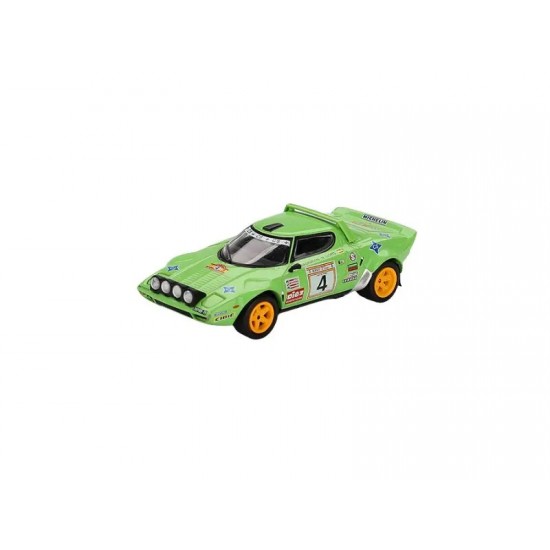 Macheta auto Lancia Stratos HF #4 Spanishrally Champion, 1979, 1:64, MGT01050-L, Mini GT