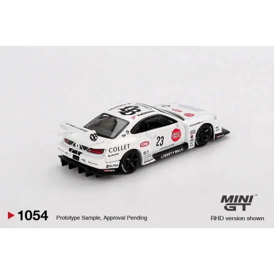 Macheta auto Nissan Silvia S15 Lb-Super Silhouette Athlete, 2024, 1:64, MGT01054-R, Mini GT