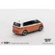 Macheta auto Volkswagen Id.Buzz Caravelle, Candy White / Energetic Orange, 2024, 1:64, MGT01061-L, Mini GT