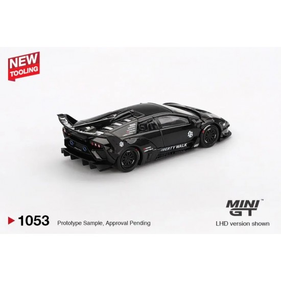 Macheta auto Lamborghini Murcielago Gt Evo Lb-Silhouette, 2024, 1:64, MGT01053-L, Mini GT