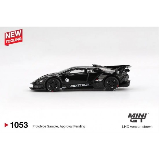 Macheta auto Lamborghini Murcielago Gt Evo Lb-Silhouette, 2024, 1:64, MGT01053-L, Mini GT