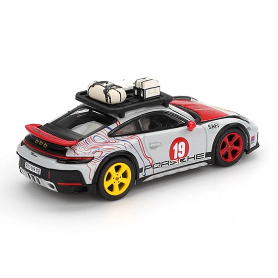 Macheta auto Porsche 911 (992) Dakar "Uncle Rally", 2024, 1:64, MGT01068-L, Mini GT