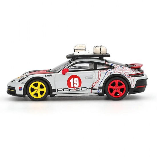 Macheta auto Porsche 911 (992) Dakar "Uncle Rally", 2024, 1:64, MGT01068-L, Mini GT