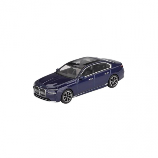 Macheta auto BMW I7 XDRIVE60, Tanzanite Blue Metallic, 2022, MGT01111-L, 1:64, Mini GT
