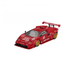 Macheta auto Lamborghini Countach, LBWK, Red, 2025, MGT01100-L, 1:64, Mini GT