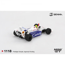 Macheta auto Toleman TG184 #19 Ayrton Senna, 1984, Monaco Grand Prix 2nd Place, MGT01118-L, 1:64, Mini GT