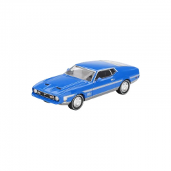 Macheta auto Ford Mustang Mach 1, Grabber Blue, 1971, MGT01138-L, 1:64, Mini GT
