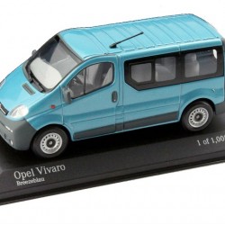 Macheta auto Opel Vivaro Bus albastru, 1:43 Minichamps