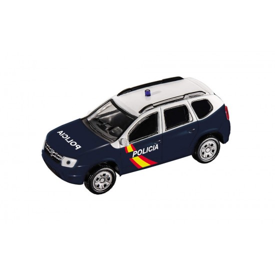 Macheta auto Dacia Duster 2 2014 Police Spain, 1:43 Mondo Motors