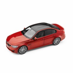 Macheta auto BMW M3 Seria 3 Competition (F80) 2016 rosu, 1:18 Norev Dealer Edition