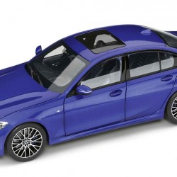Macheta auto BMW Seria 3 (G20) 2015 albastru, 1:18 Norev Dealer Edition