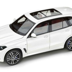 Macheta auto BMW X5 (G05) 2019 alb, 1:18 Norev Dealer Edition